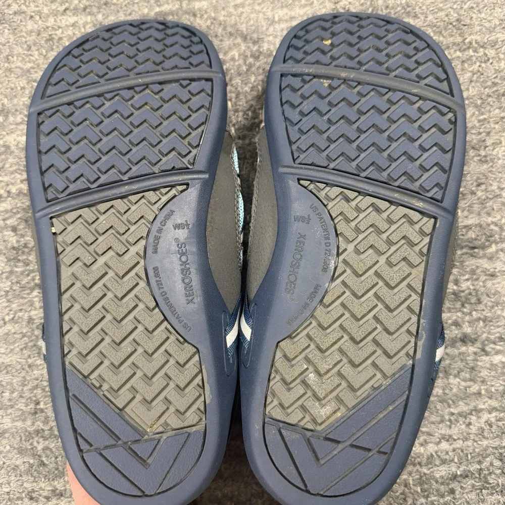 Xero Shoes Women 8.5 Prio Trainer Blue Barefoot Training Sneaker Minimalist